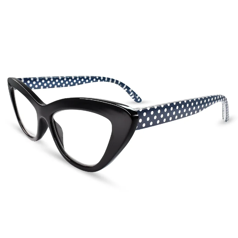 Polka Dots Cat Eye Reading Glasses | R-866