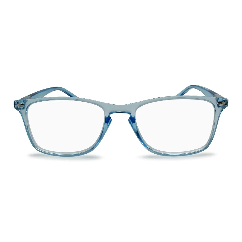 Vibrant Square Reading Glasses With Metal Accent for Women | R-673