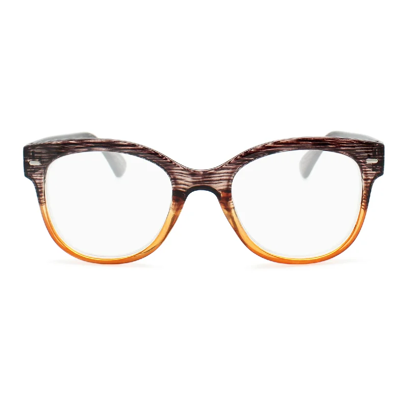 Two Tone Retro Square Reading Glasses | R-893