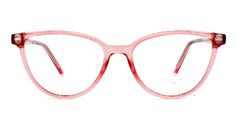 Modern Translucent Pink Cat-eye Readers GTR 2120