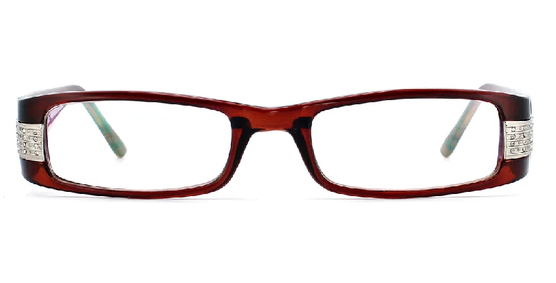 High Class Low Profile Rectangle Readers JV535 Brown