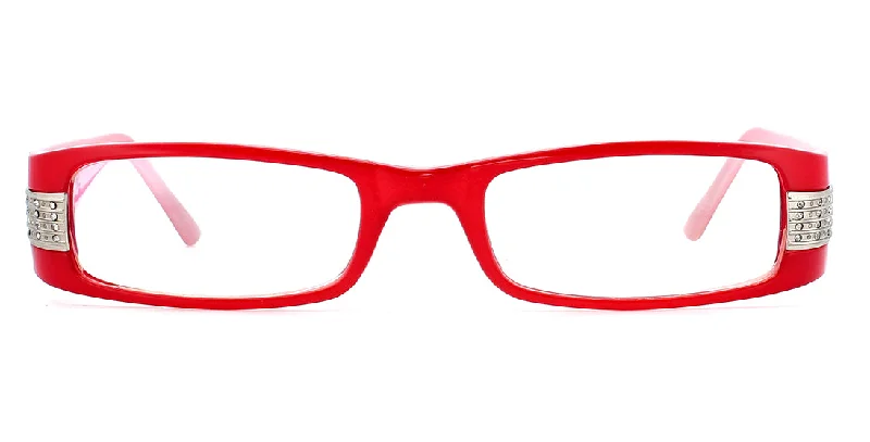 High Class Low Profile Rectangle Readers JV535 Red