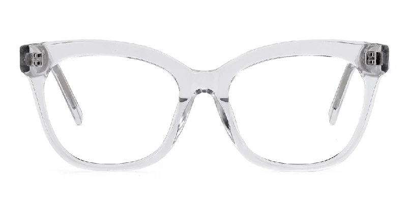 Translucent Trendsetting Cat-eye Readers WD1304 Crystal