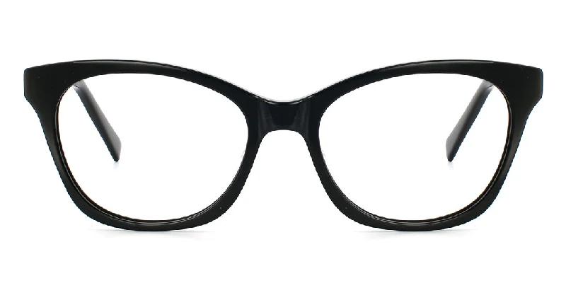 Simple Cateye Reading Glasses WD2166 Black