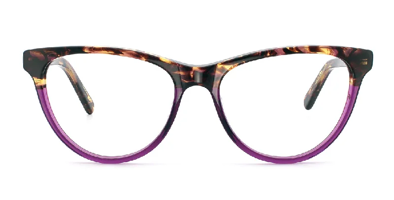 Beautiful Tortoise Two Tone Reader Frame WD3075