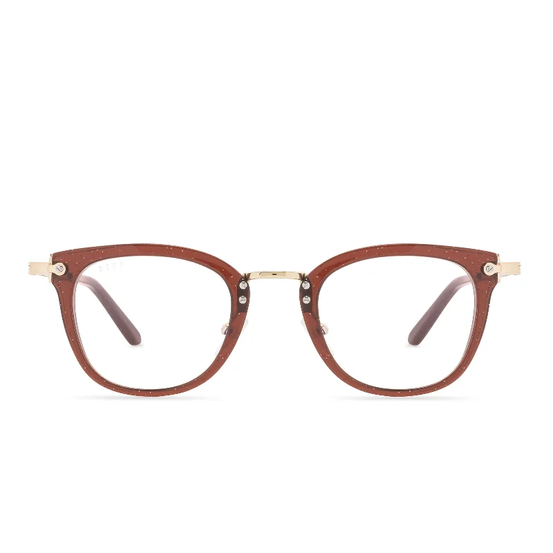 RUE - FESTIVE CHESTNUT + BLUE LIGHT GLASSES