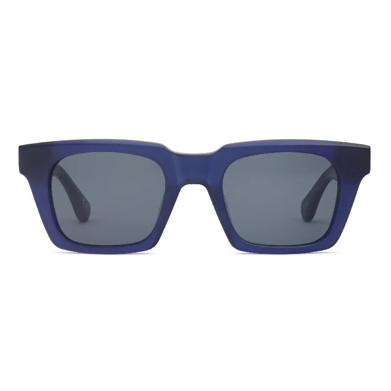 Matte Navy - Grey Lens