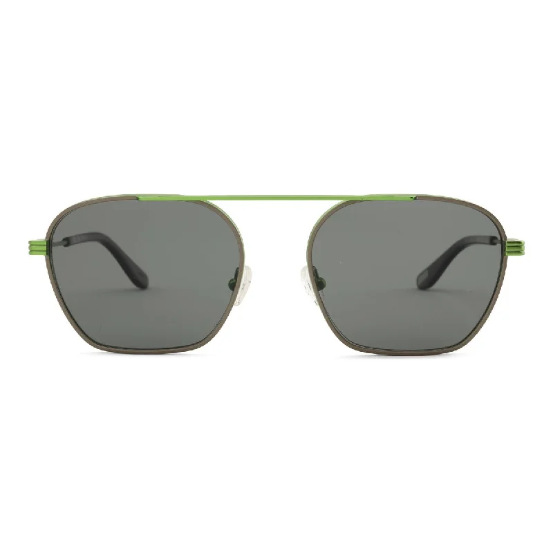 Matte Gunmetal / Lime - Grey Lens