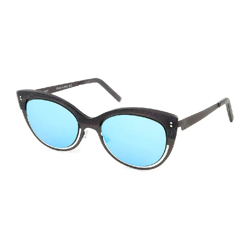 Black Pixel / Matte Gunmetal / Blue Mirror Lens