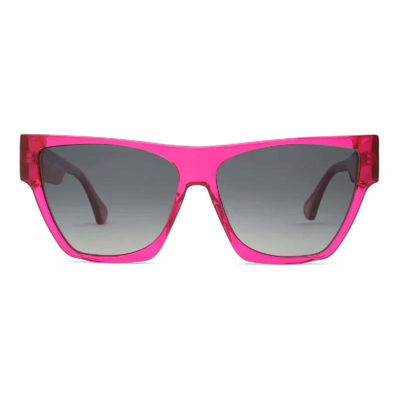 Hot Pink - Grey Gradient Lens