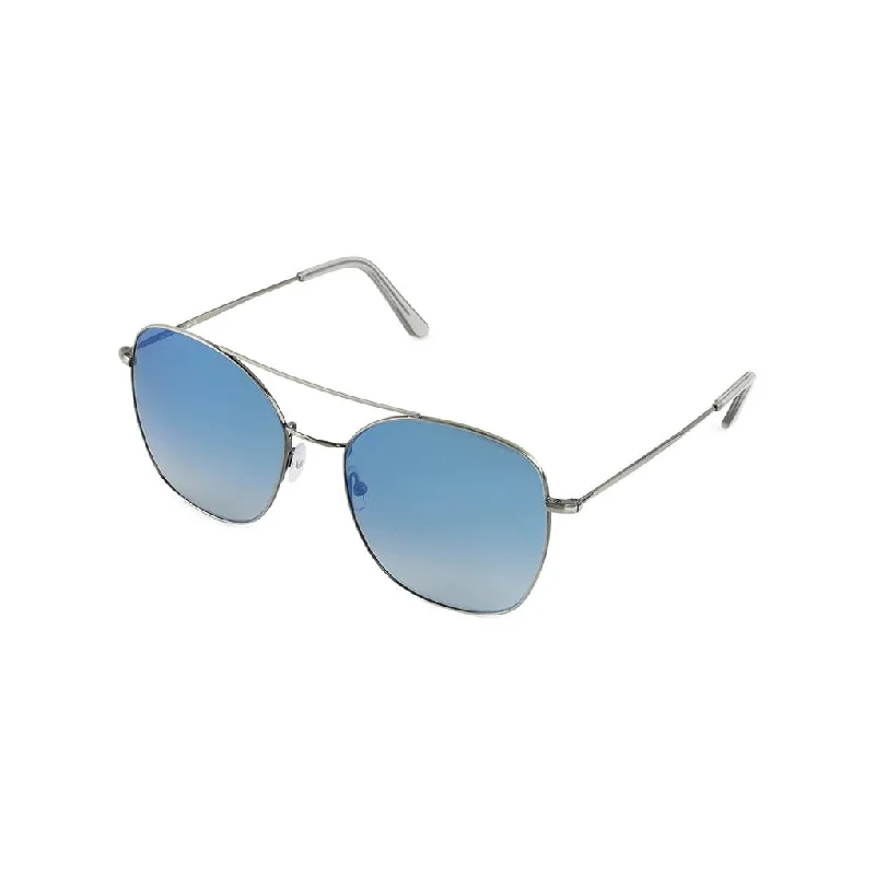 Antique Silver / Blue Gradient Mirror Lens