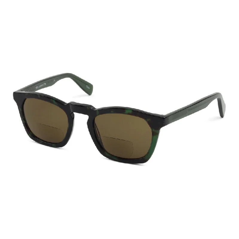 Green Tortoise / Olive - Brown Lens