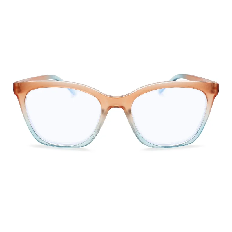 Two Tone Cat Eye Reading Glasses R-879P