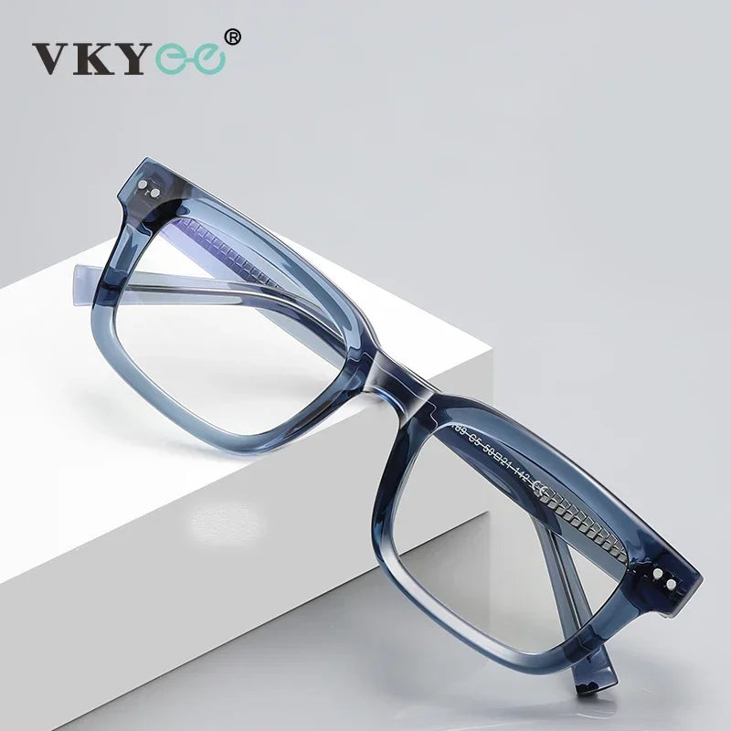 Vicky Unisex Full Rim Tr 90 Alloy Square Reading Glasses 2169