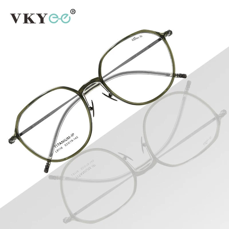 Vicky Women's Full Rim Oval Tr 90 Titanium Reading Glasses 9116