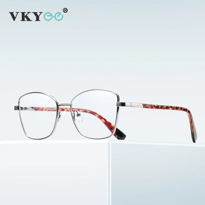 Vicky Women's Full Rim Square Alloy Reading Glasses 3010