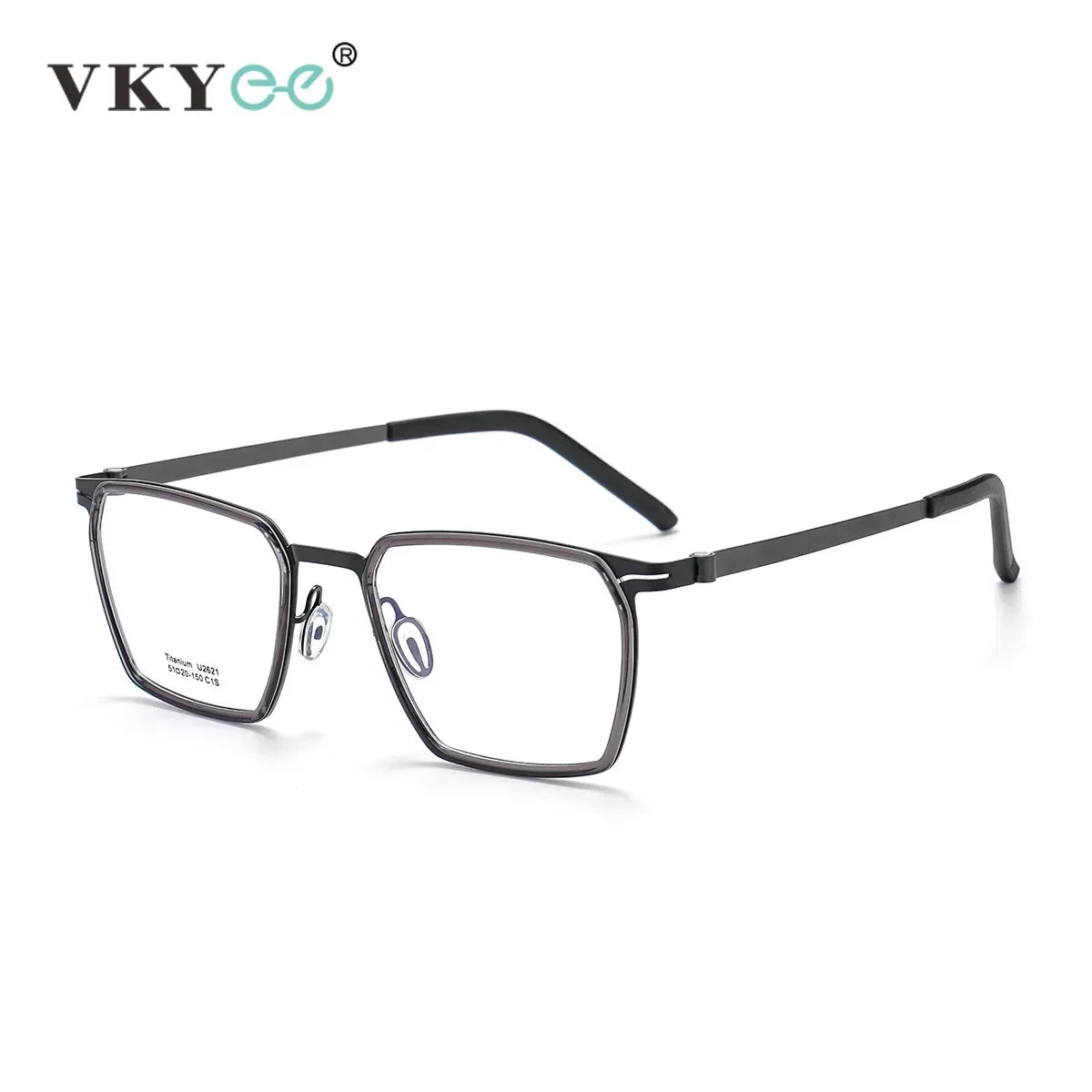 Vicky Women's Full Rim Square Screwless Titanium Reading Glasses 42621