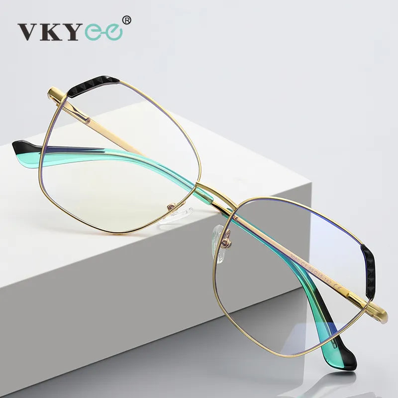 Vicky Women's Full Rim Square Tr 90 Titanium Reading Glasses 3080