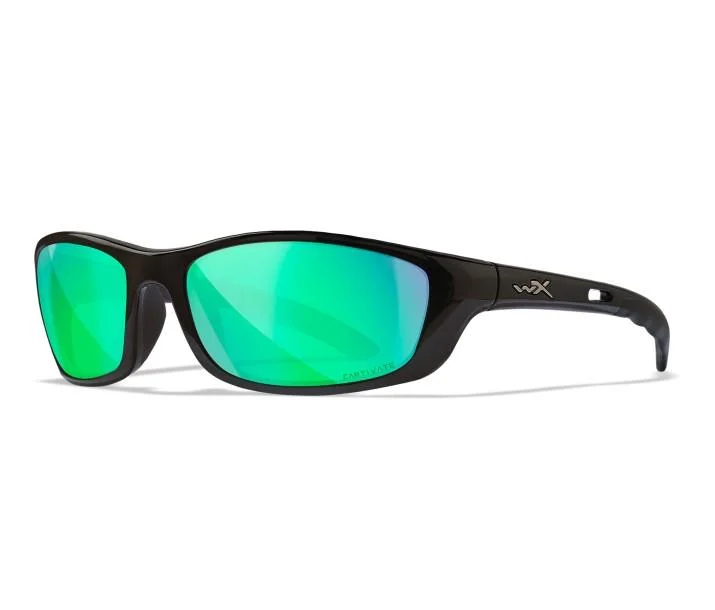 P-17CGM - Gloss Black - Captivate Polar Green Mirror